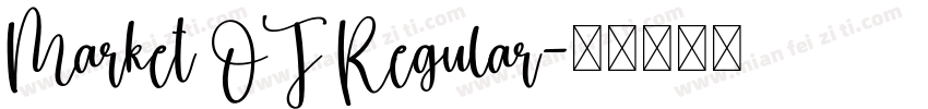 Market OT Regular字体转换